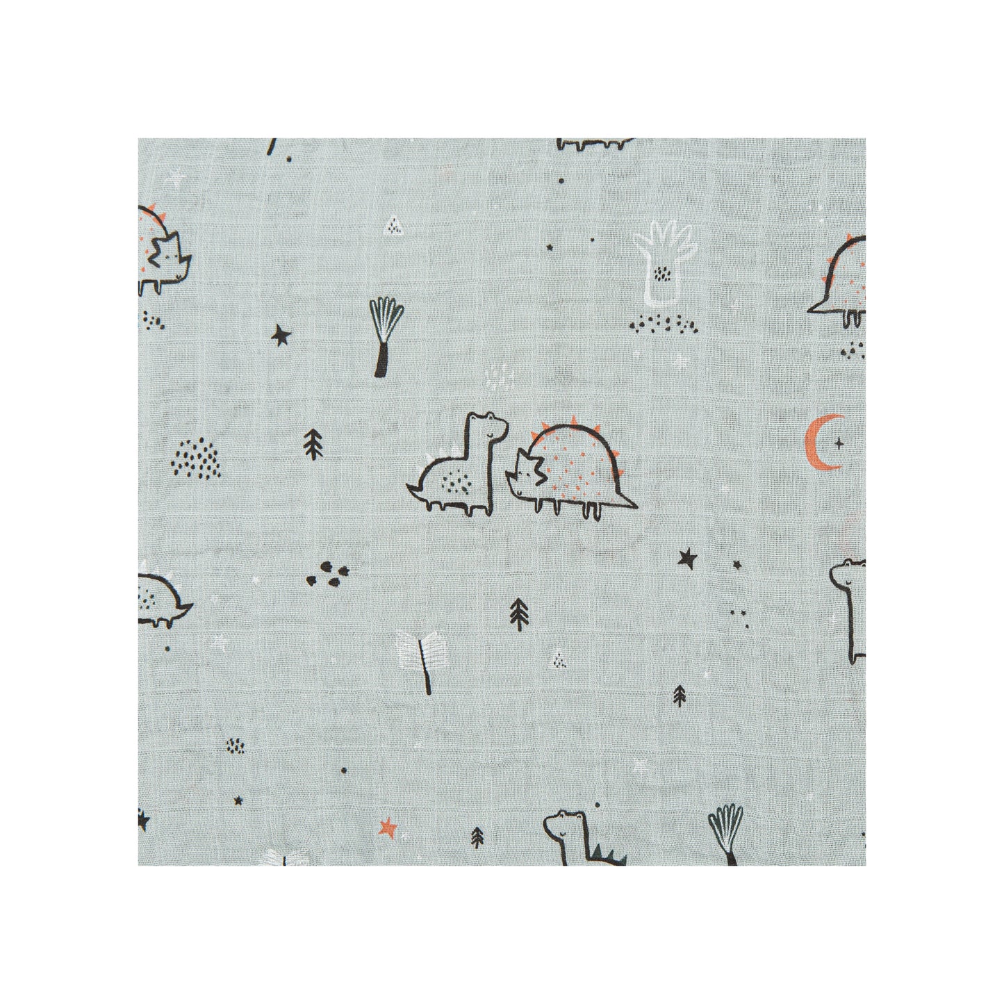 Muselina bambú Jurasic ME Menta 120x120