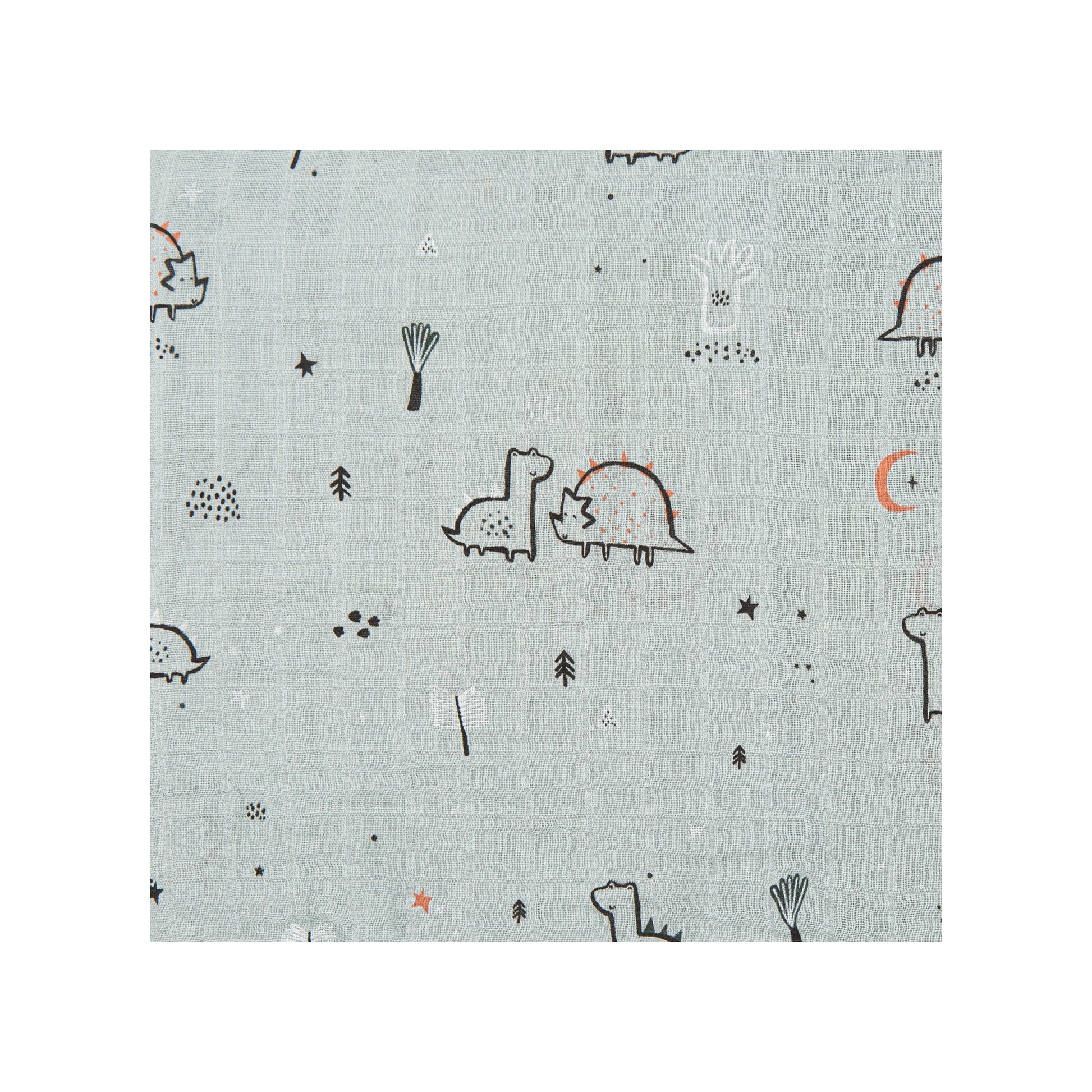 Muselina bambú Jurasic ME Menta 120x120