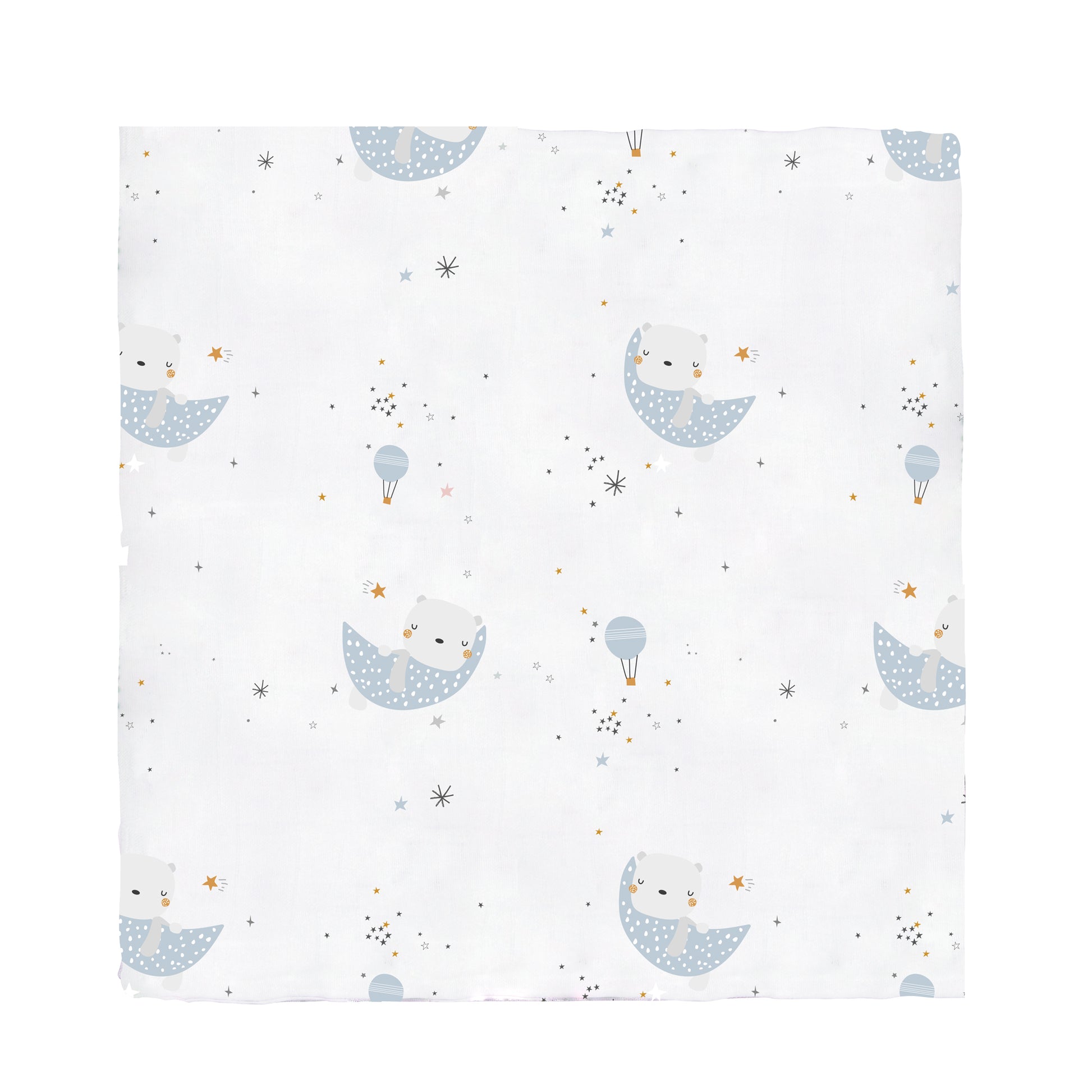 Muselina bambú volare Azul 120x120