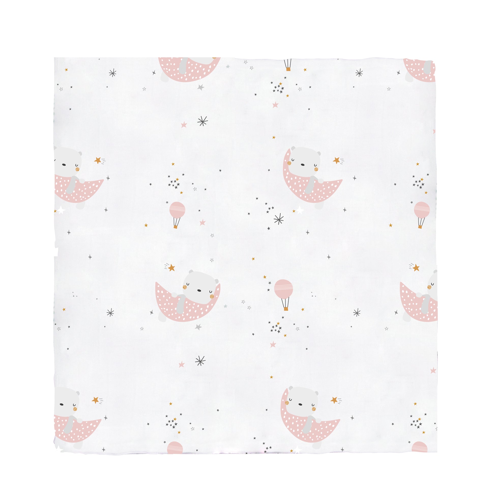 Muselina bambú volare Rosa 120x120