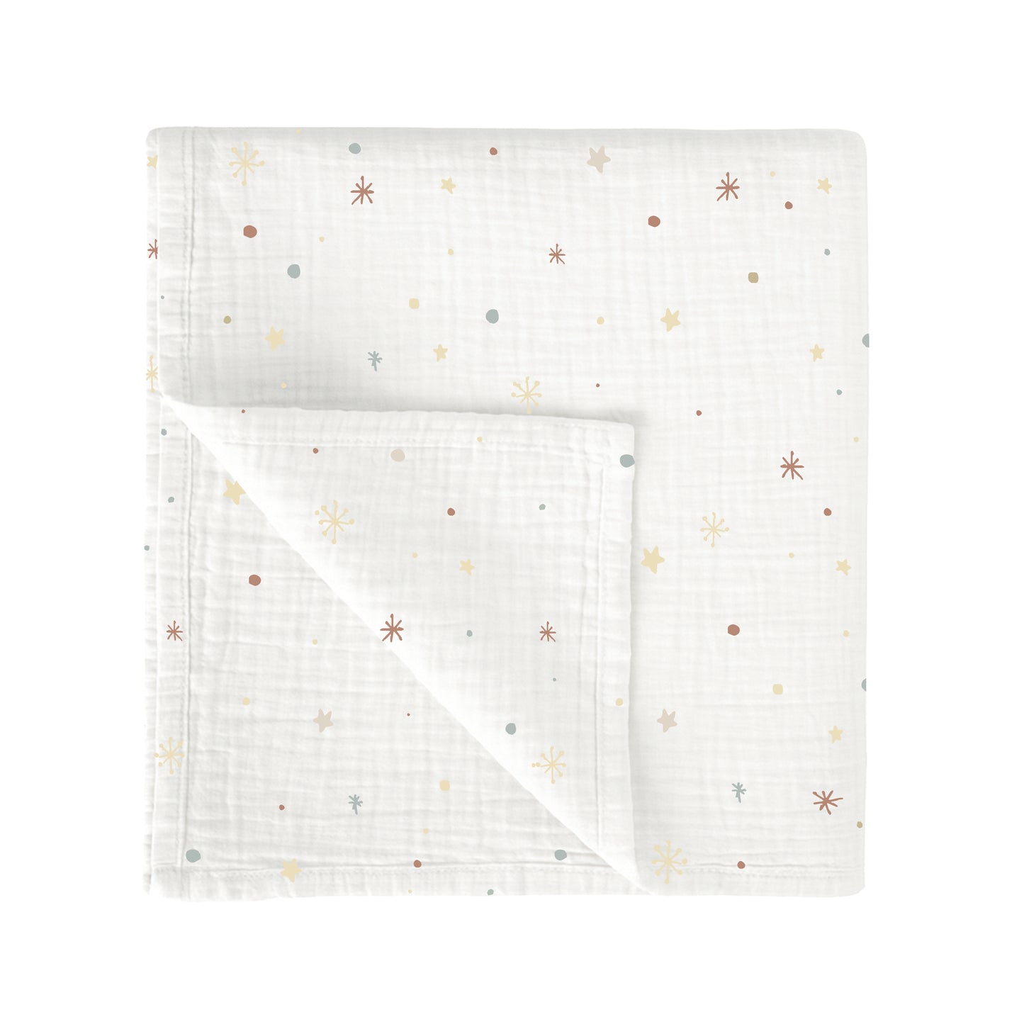 Muselina bambú Night Stars Multicolor 120x120