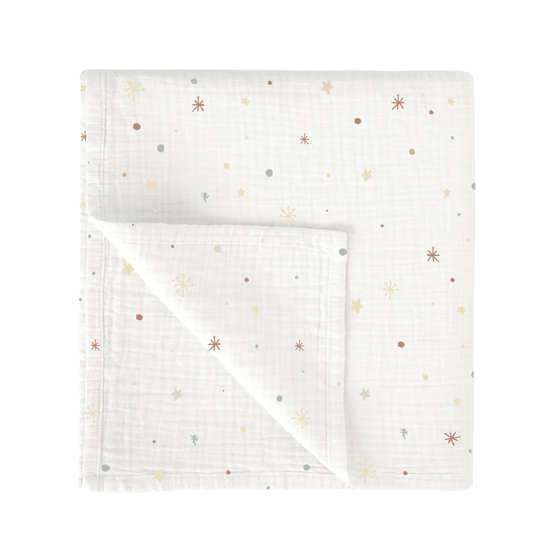 Muselina bambú Night Stars Multicolor 120x120