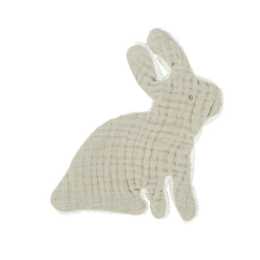 Muselina de Bambú con Dou dou Bunny Verde Musgo 120x120