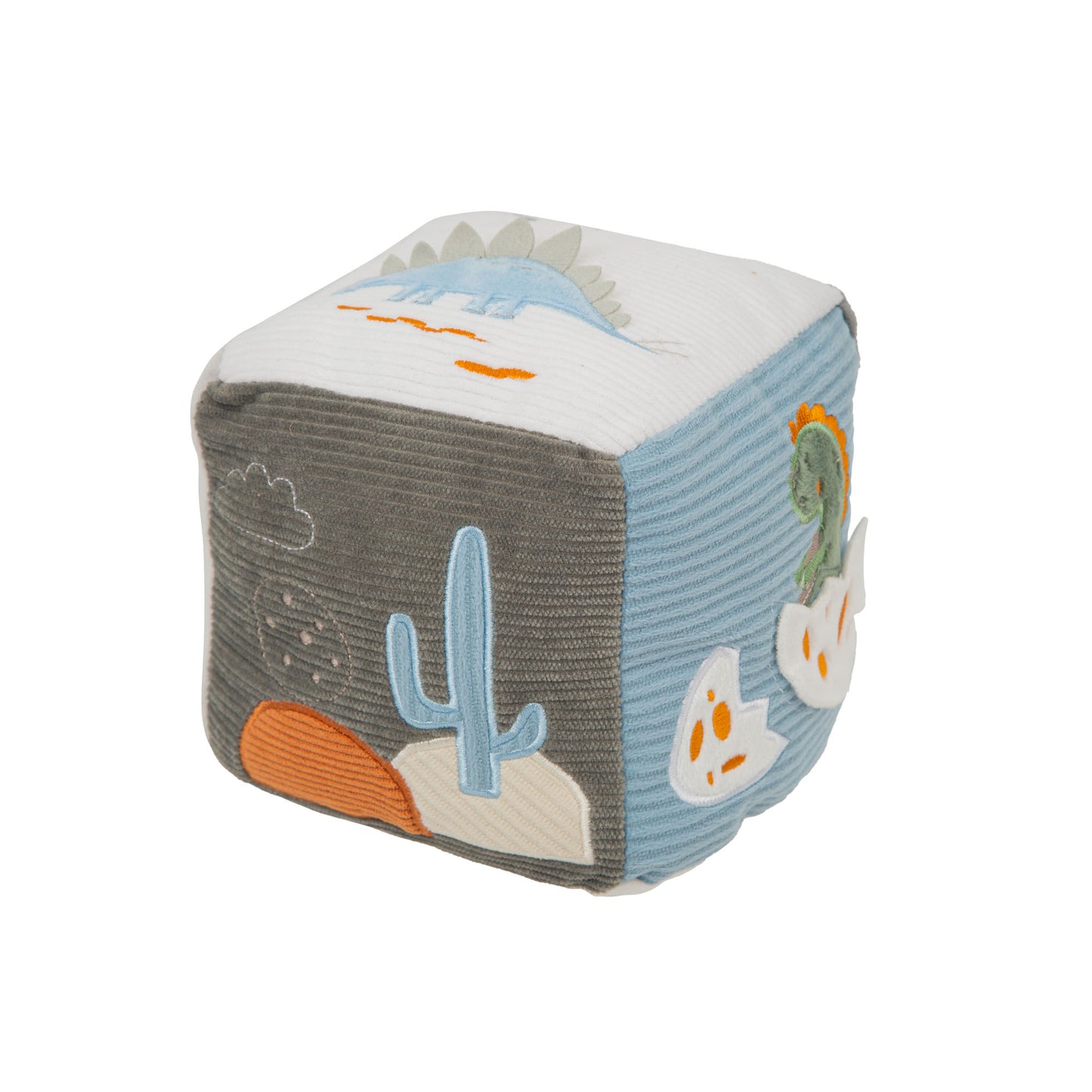 Cubo blando de actividades Trex Blanco Verde 15x15