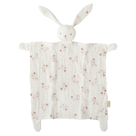 Doudou  Stars Blanco Rosa 30x30