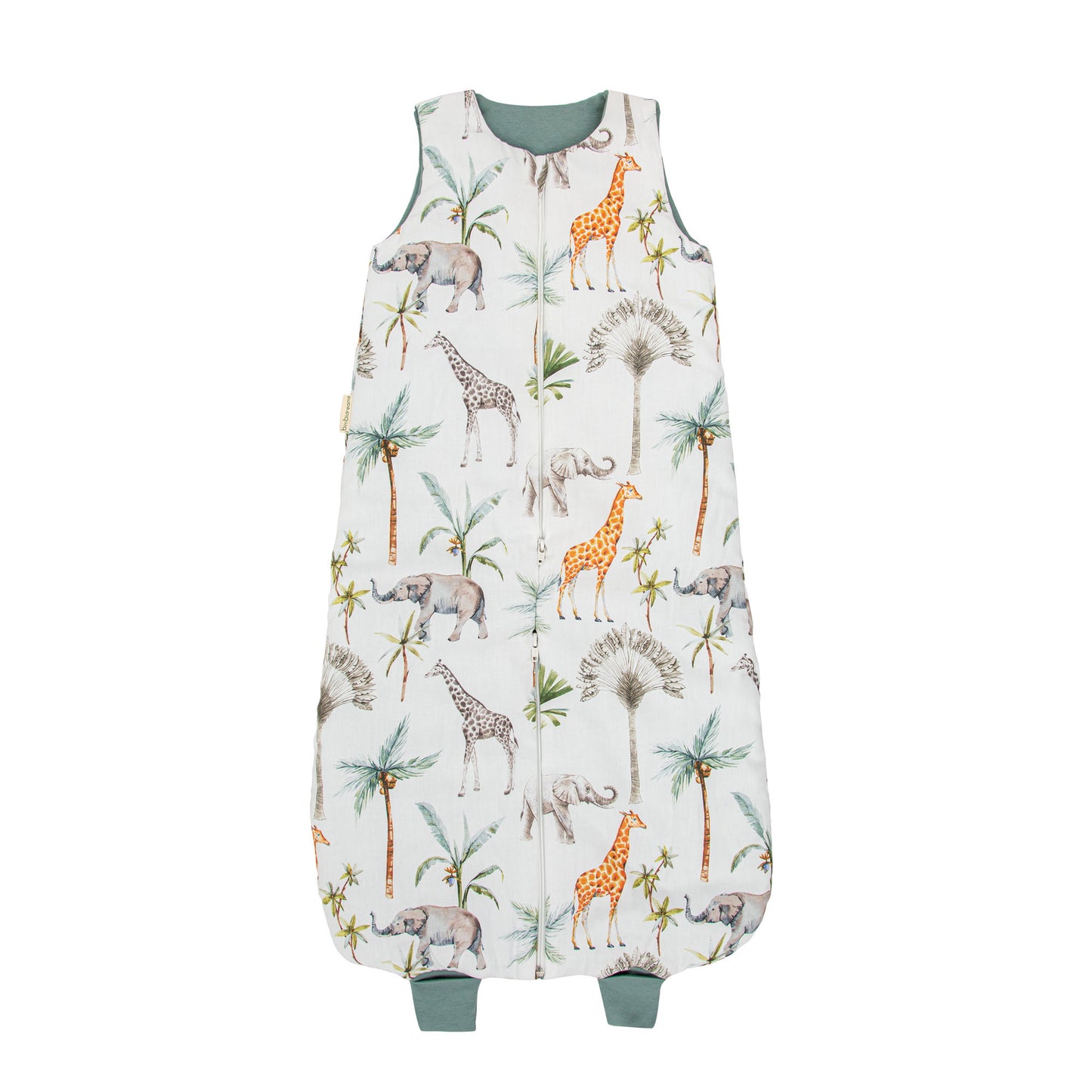 Saco pijama con pies sin relleno África Blanco 90 cm (4-24m)