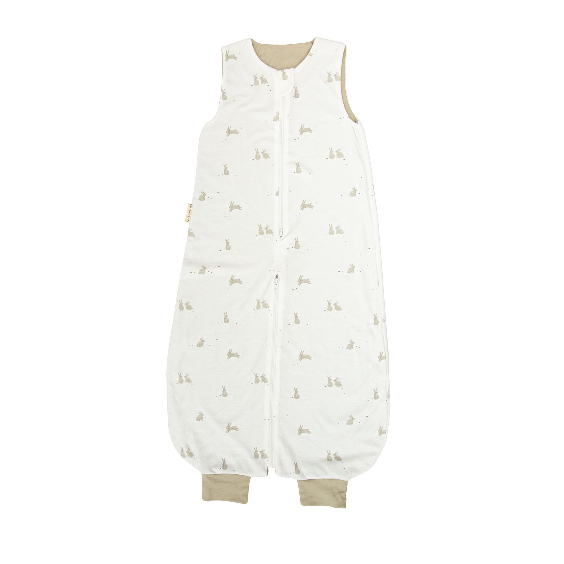 Saco pijama con pies sin relleno Bunny VM Verde Musgo 90 cm (4-24m)