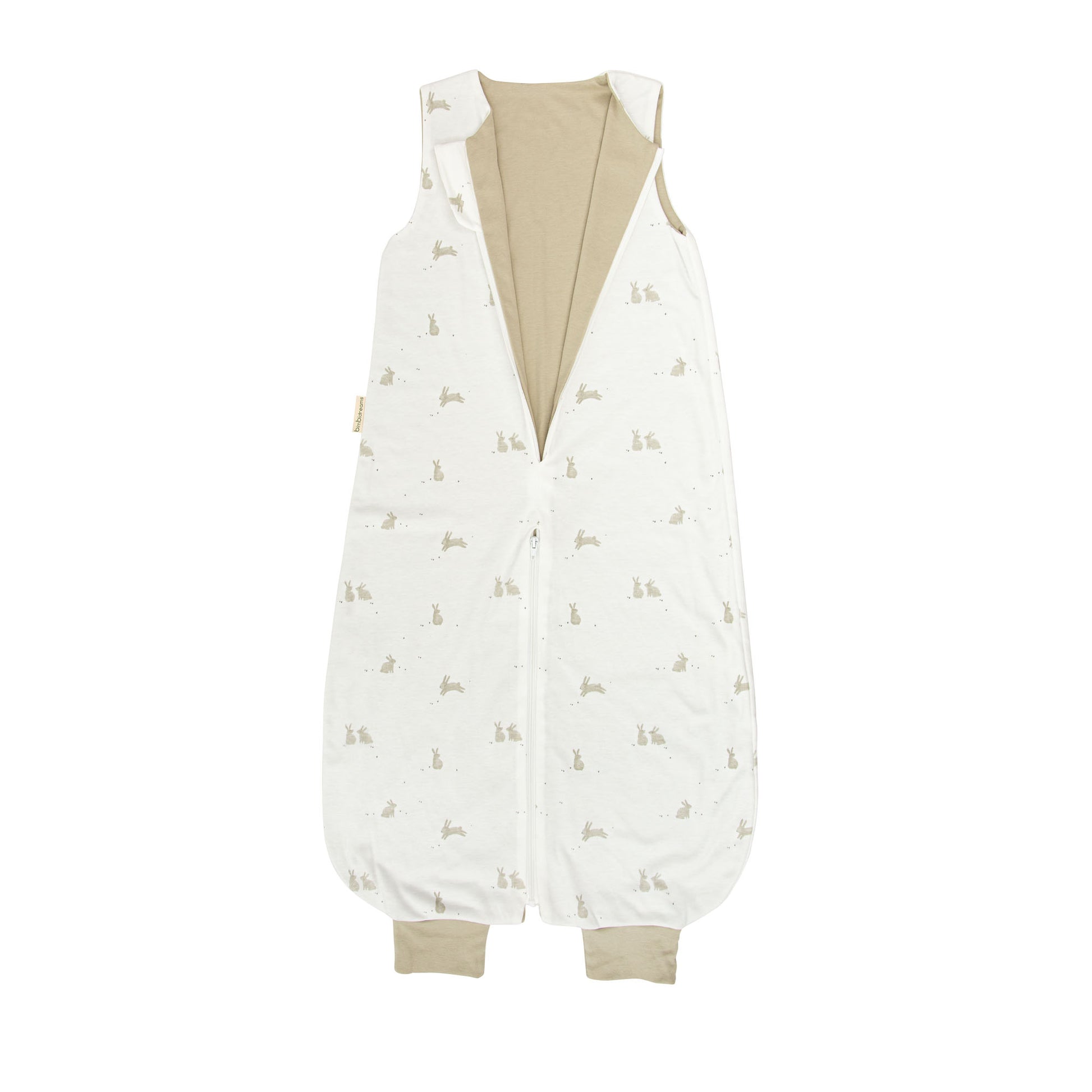 Saco pijama con pies sin relleno Bunny VM Verde Musgo 90 cm (4-24m) 3