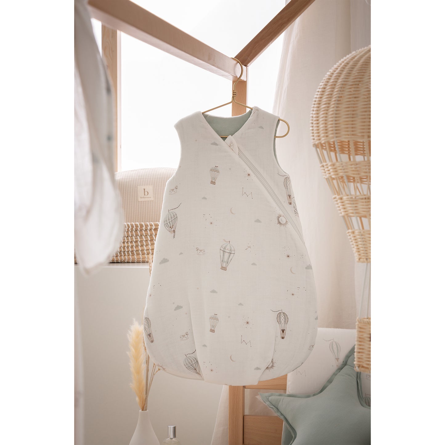 Saco de dormir Blue Sky Blanco Verde 60 cm (0-4m)