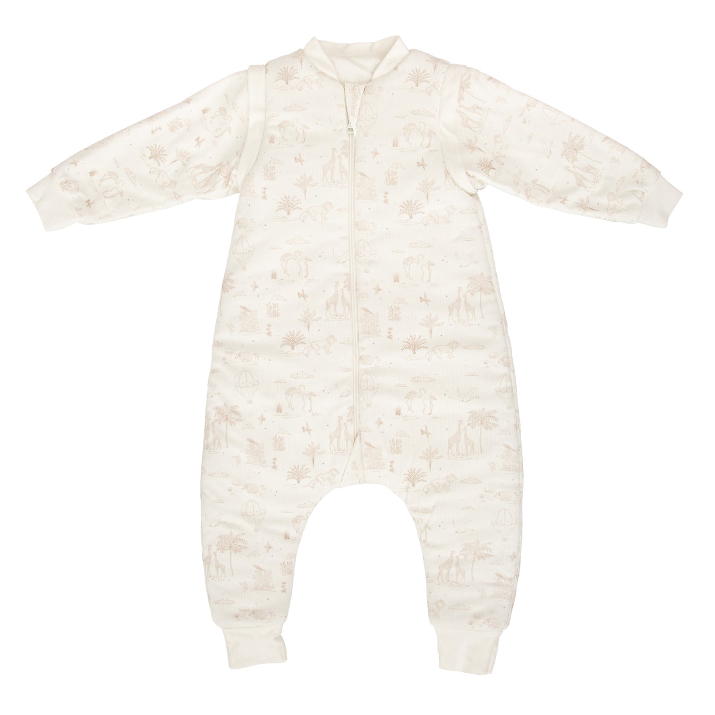 Saco pijama con pies Noe Blanco Lino 75 cm (1-12m)