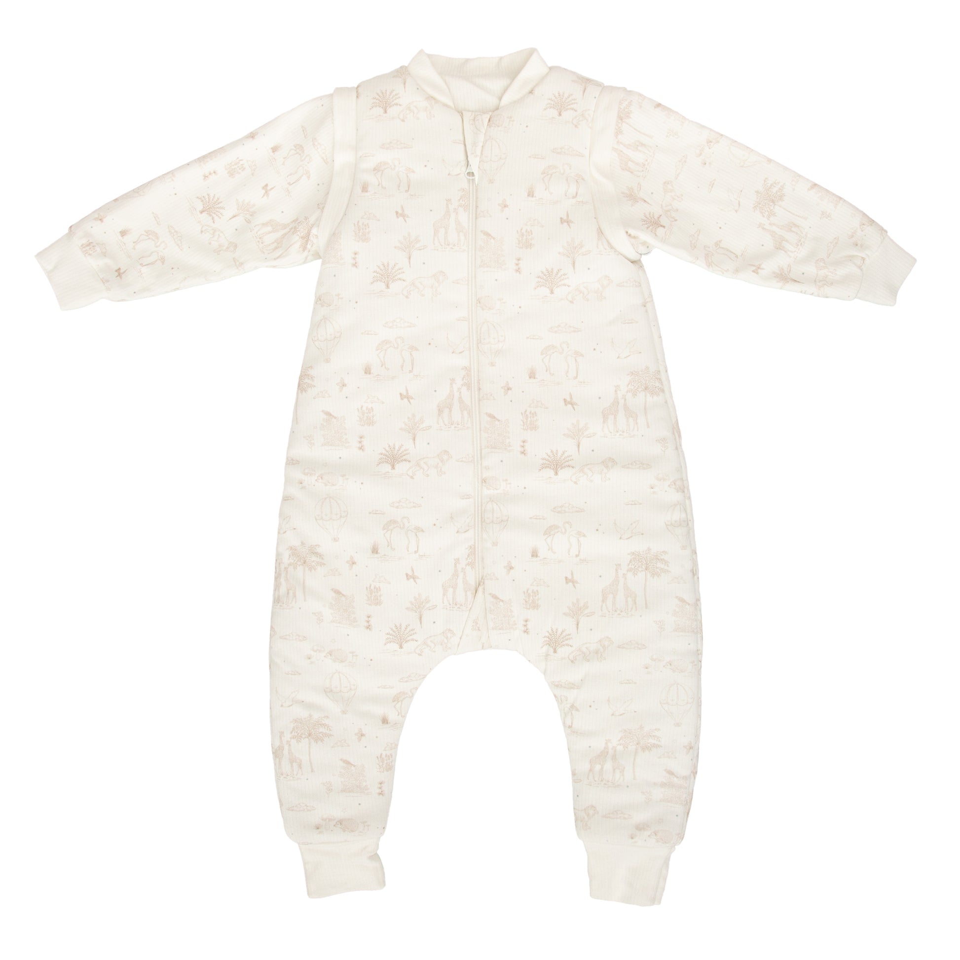 Saco pijama con pies Noe Blanco Lino 75 cm (1-12m)