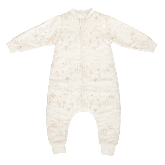 Saco pijama con pies Noe Blanco Lino 75 cm (1-12m)