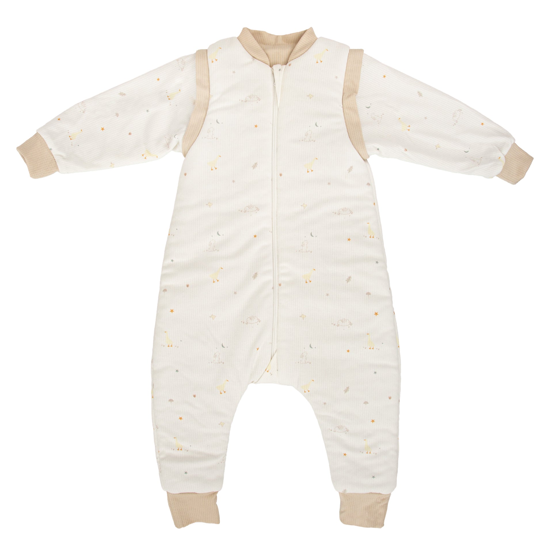 Saco pijama con pies Happy Forest Blanco Lino 75 cm (1-12m)