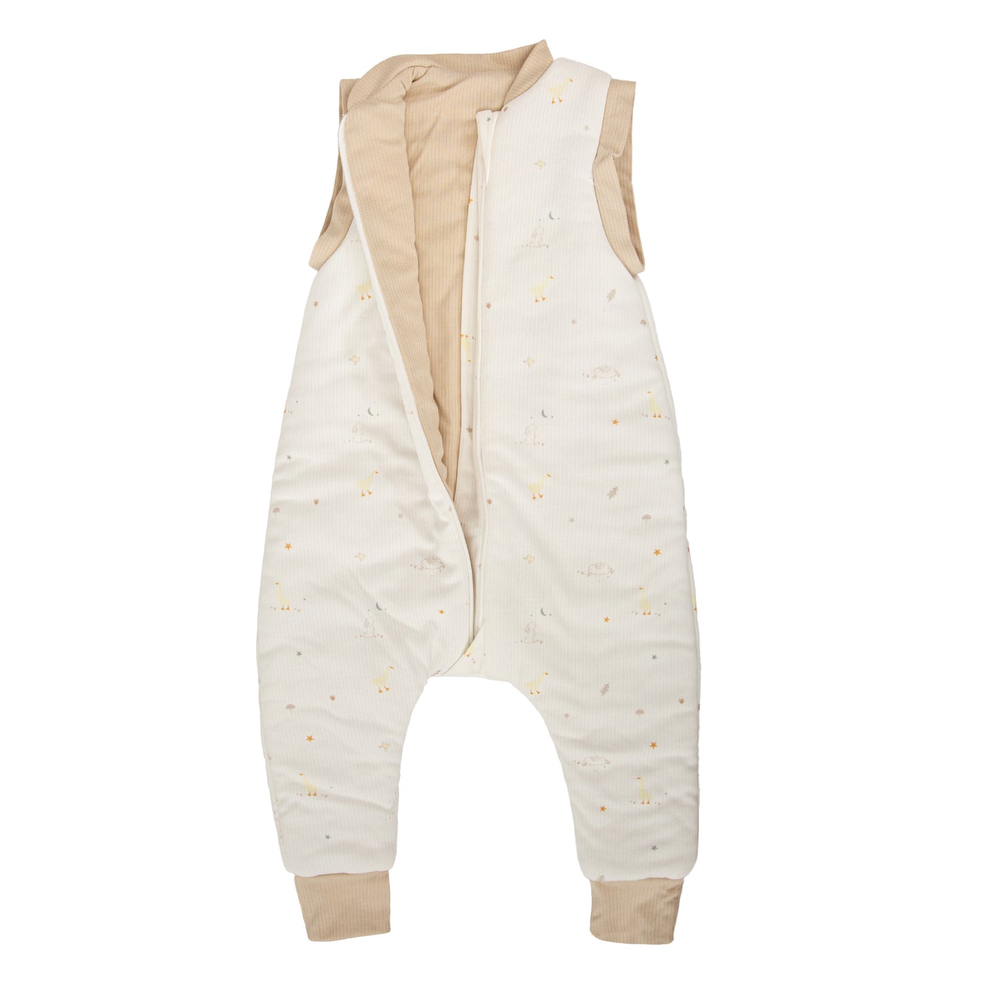 Saco pijama con pies Happy Forest Blanco Lino 85 cm