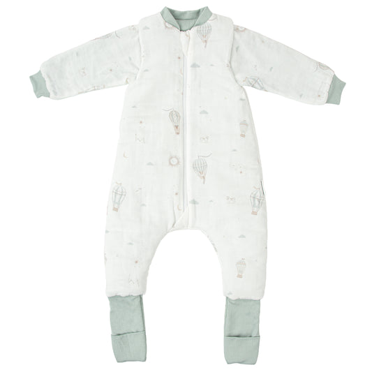 Saco pijama con pies Blue Sky Blanco Verde 75 cm (1-12m)