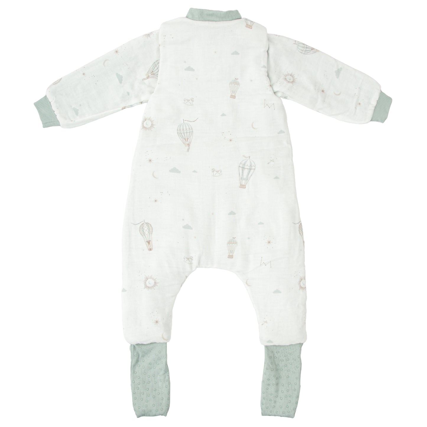 Saco pijama con pies Blue Sky Blanco Verde 75 cm (1-12m)