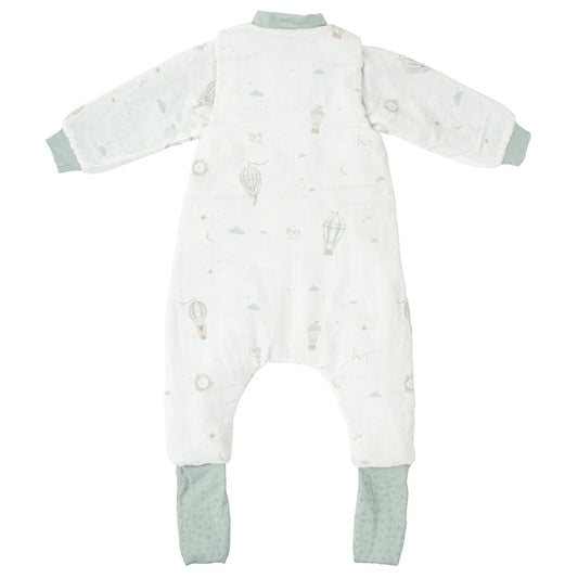 Saco pijama con pies Blue Sky Blanco Verde 75 cm (1-12m)