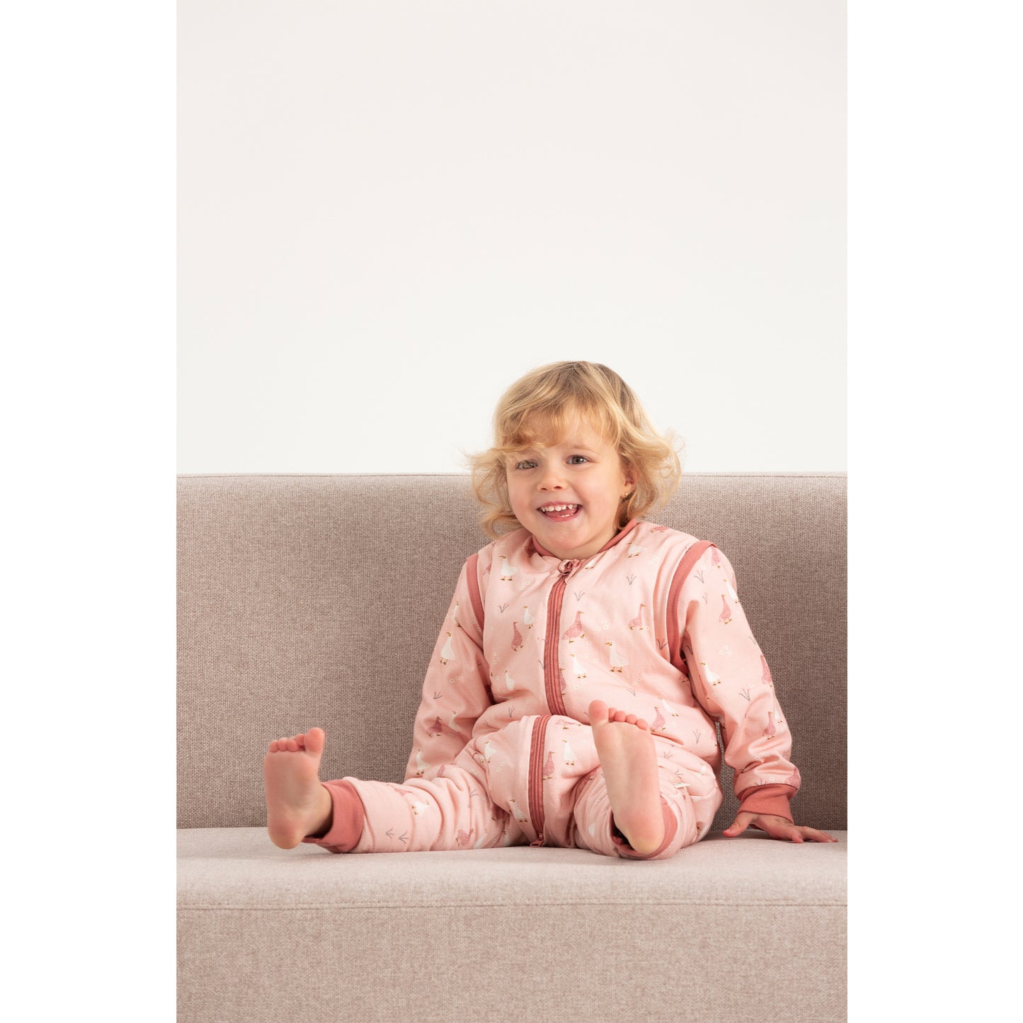 Saco pijama con pies Occitania RE Rosa Empolvado 75 cm (1-12m) 5