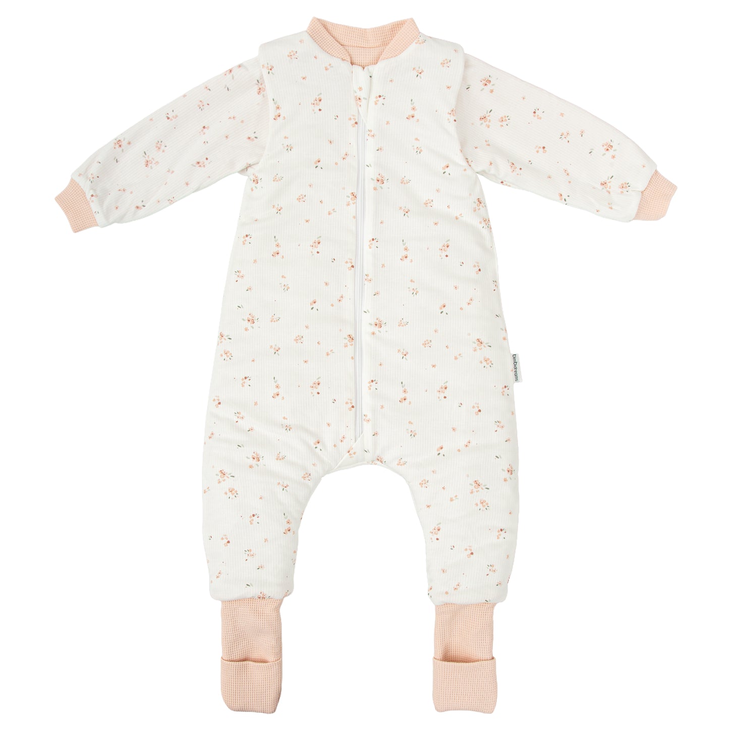 Saco pijama con pies Monet Blanco Rosa 75 cm (1-12m)