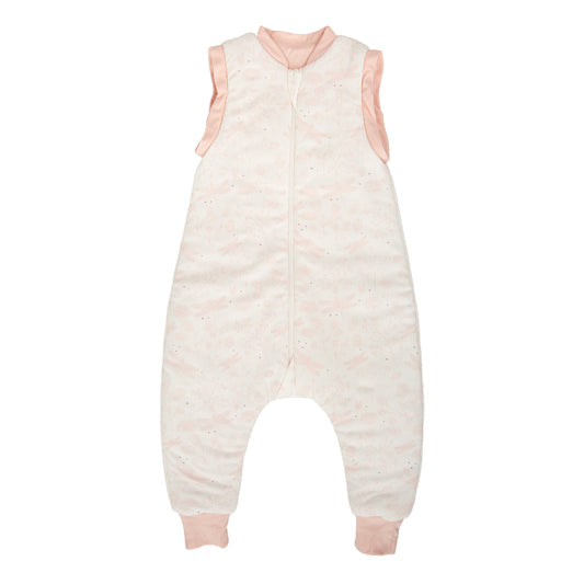 Saco pijama con pies Dafne Blanco Rosa 85 cm