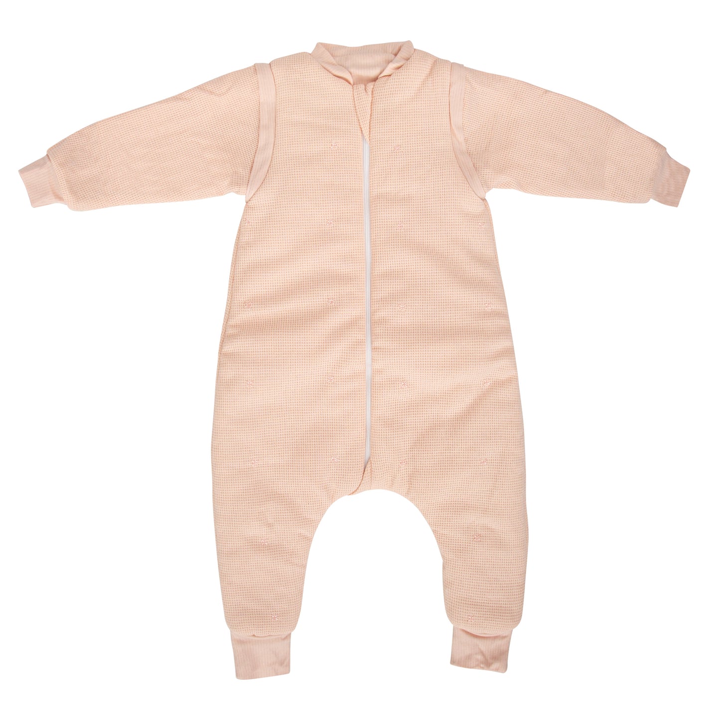 Saco pijama con pies Waffle Rosa 85 cm