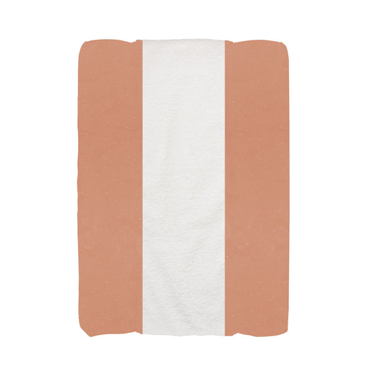 Funda cambiador bañera ajustable Dots Teja 50x80