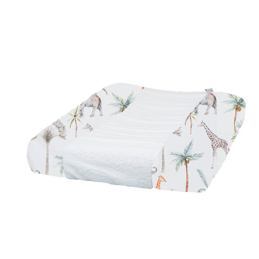 Funda cambiador bañera ajustable África Blanco 50x80