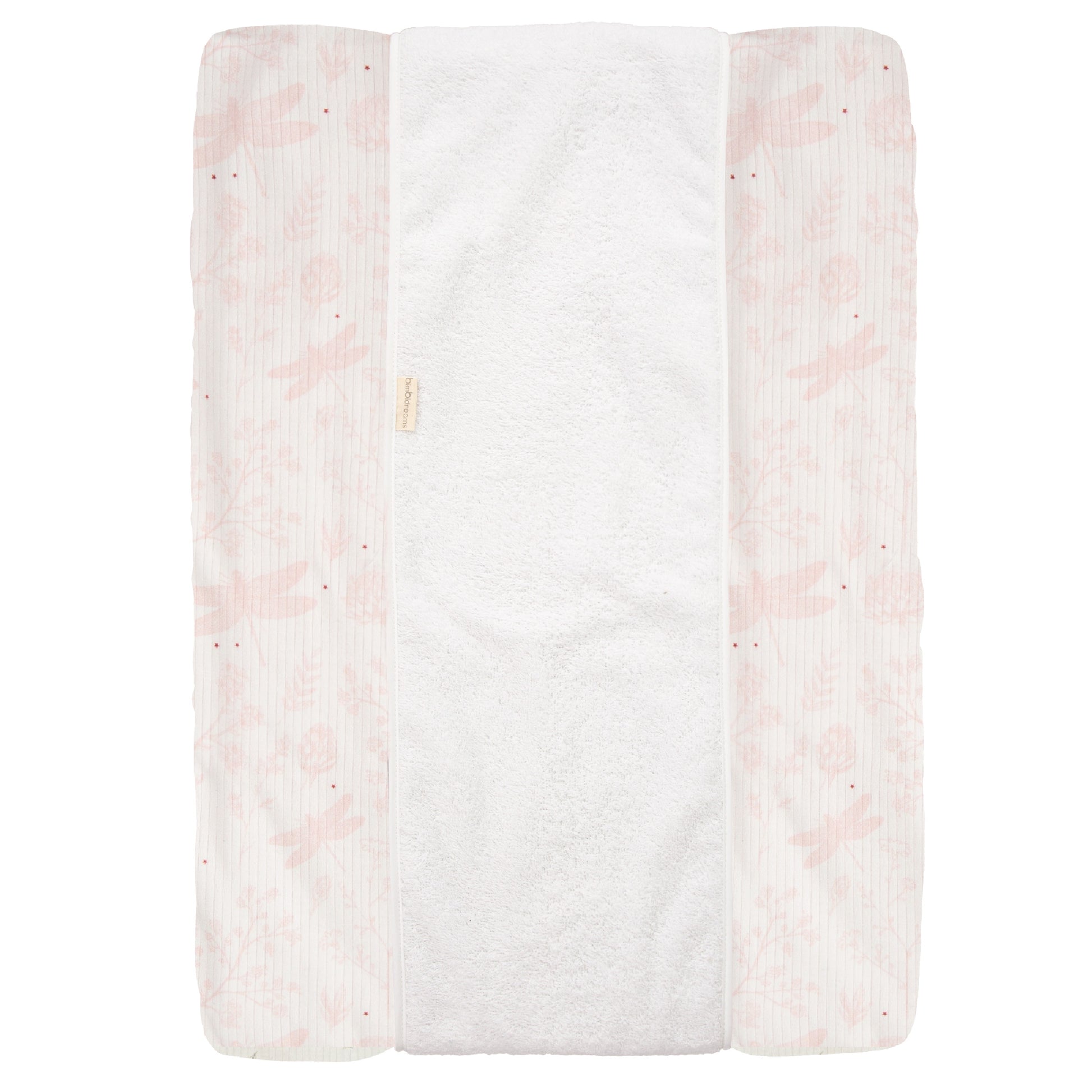 Funda Cambiador Bañera Ajustable - Funda Dafne Blanco Rosa 50x70