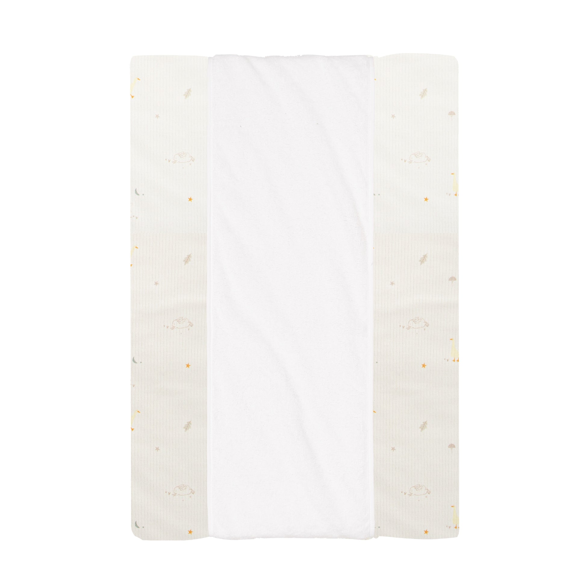 Funda Cambiador Bañera Ajustable - Funda Happy Forest Blanco Lino 50x70