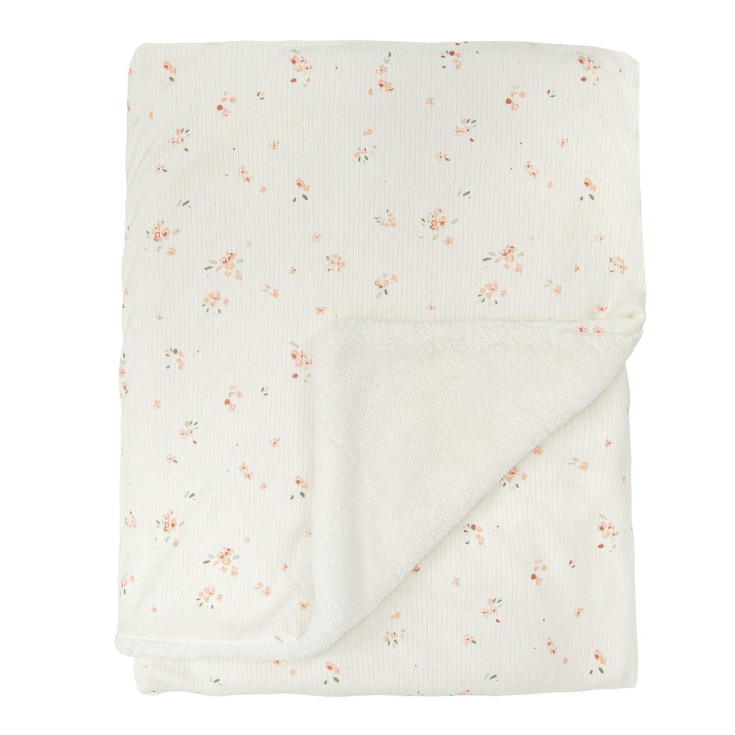 Manta Microfibra Dots Monet Blanco Rosa 80X110