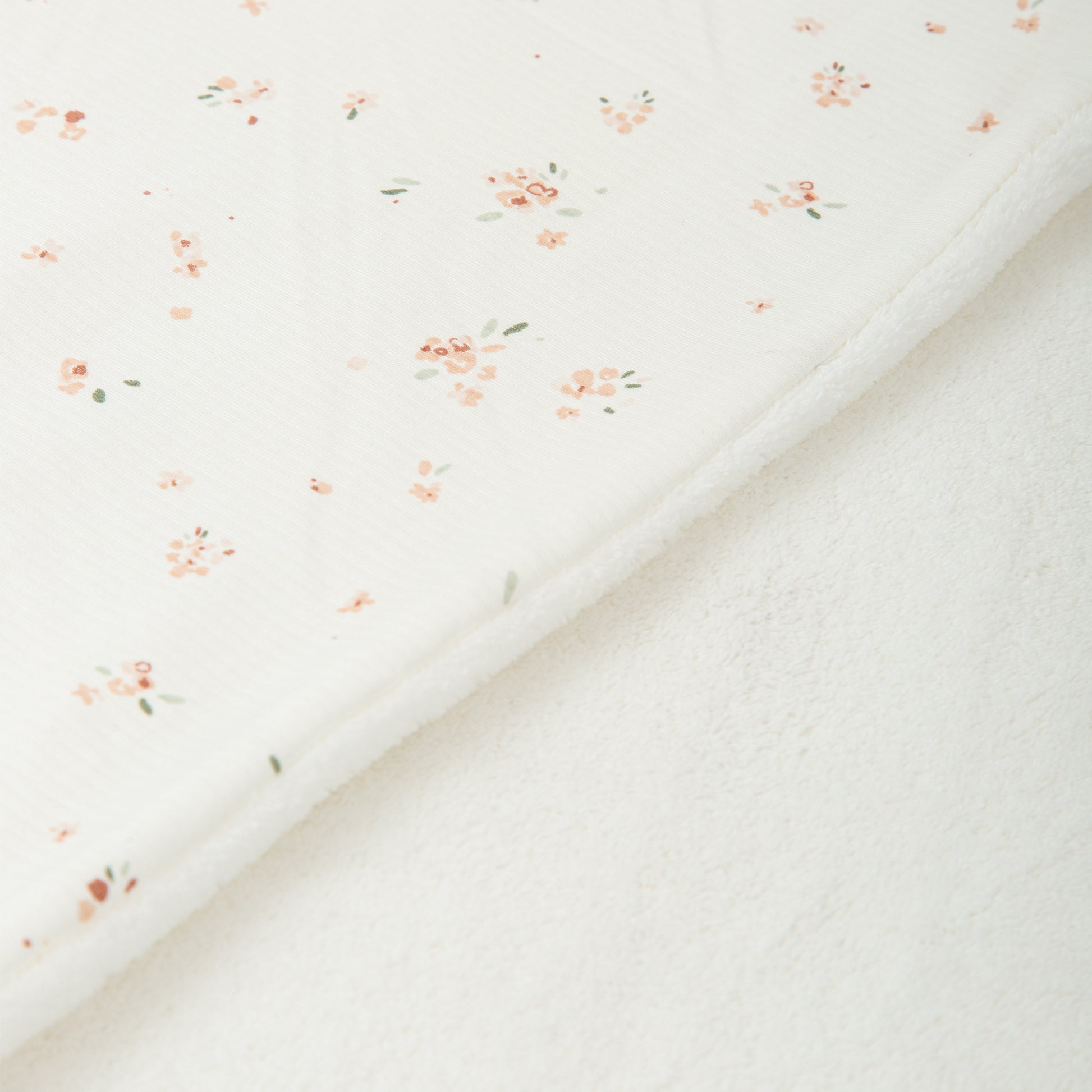 Manta Microfibra Dots Monet Blanco Rosa 80X110