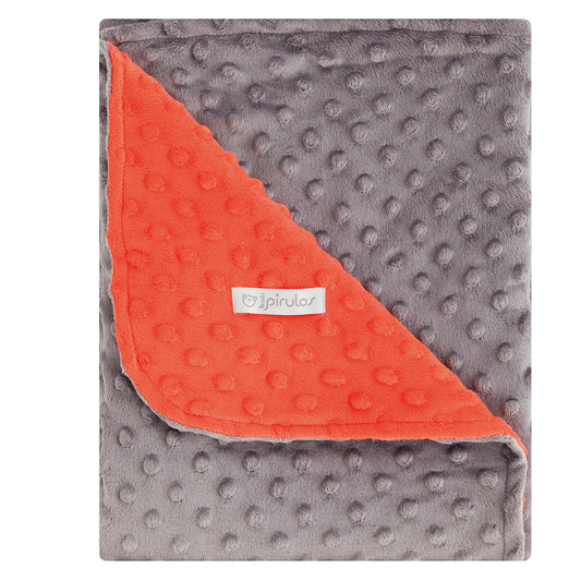 Manta Microfibra Dots Mantas Rojo 110x140