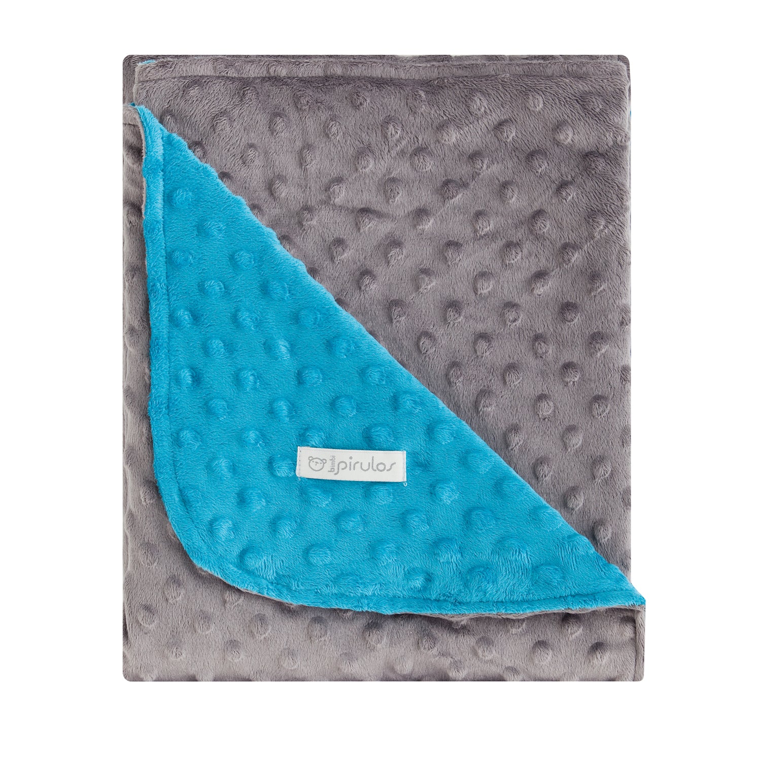 Manta Microfibra Dots Mantas Turquesa 110x140
