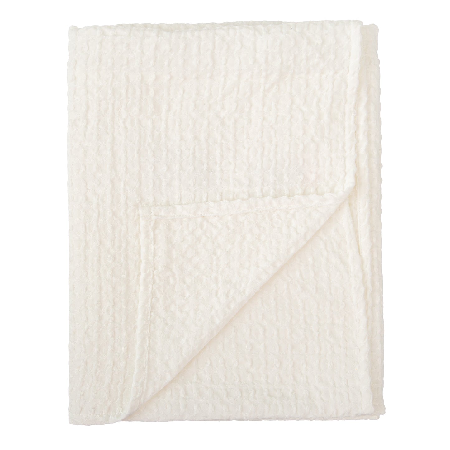 Manta Waffle Basics Blanco 80X110