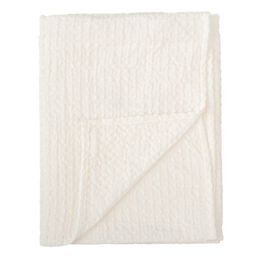 Manta Waffle Basics Blanco 80X110