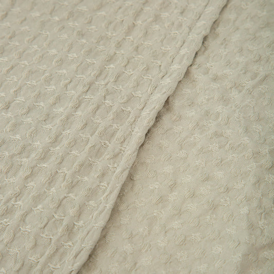 Manta Waffle Basics Verde Musgo 80X110