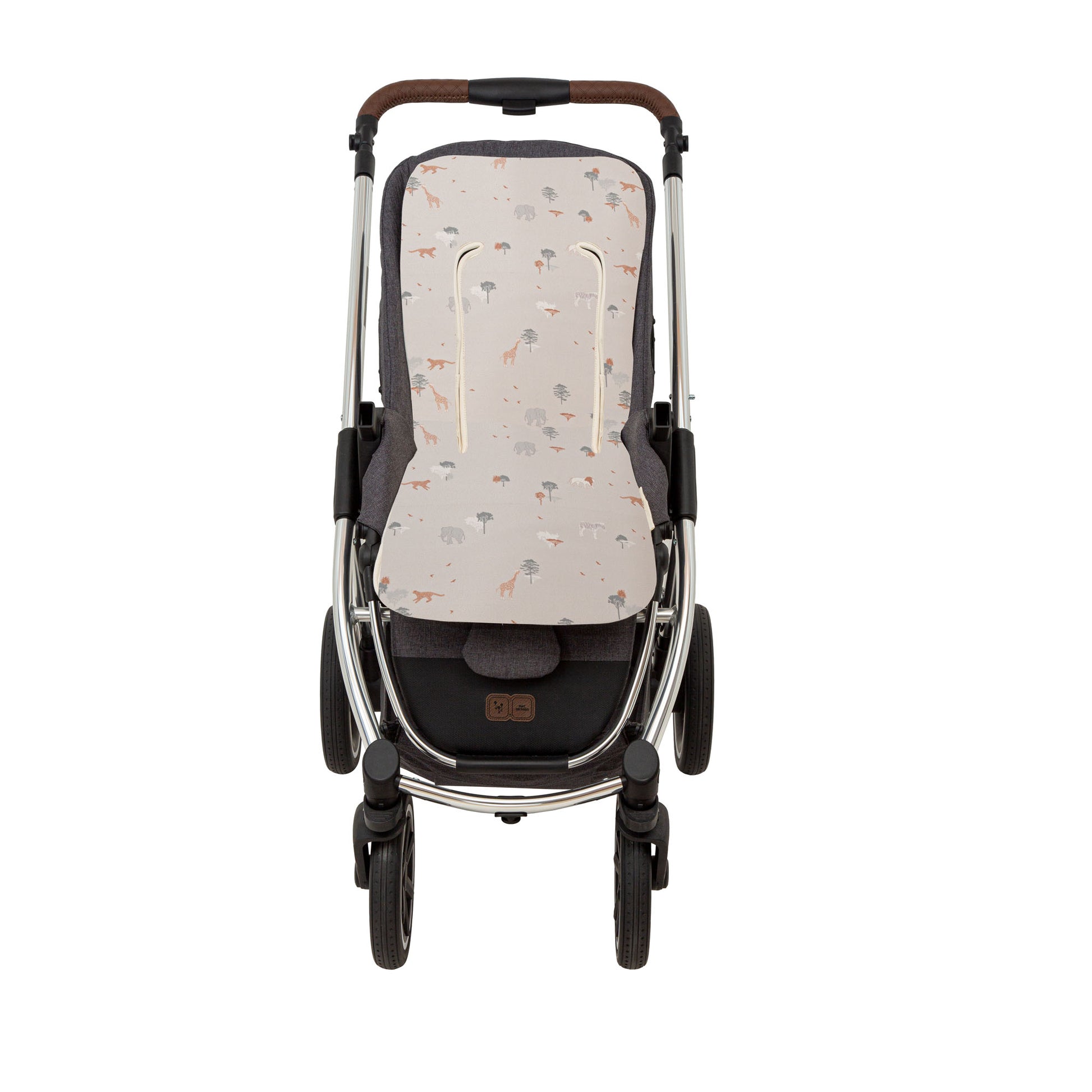 Colchoneta silla paseo estampada Nairobi Lino 35x83