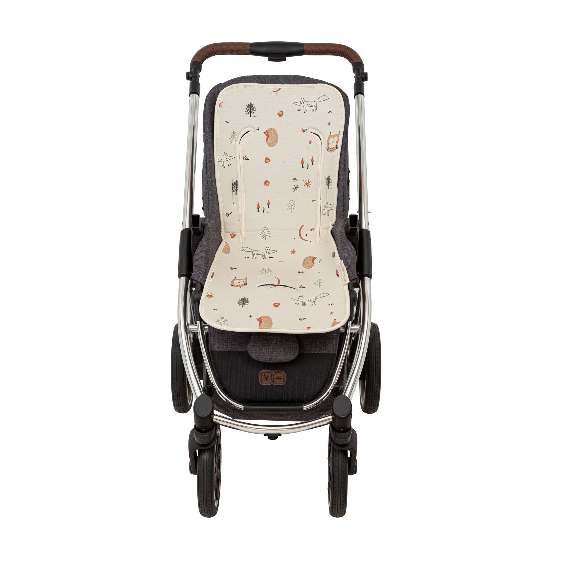 Colchoneta silla paseo estampada Wonderland Crudo 35x83