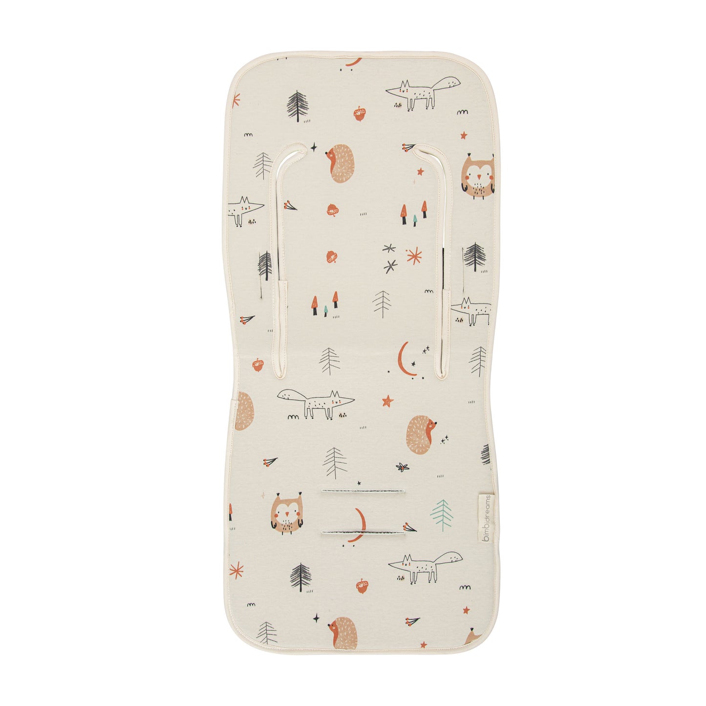 Colchoneta silla paseo estampada Wonderland Crudo 35x83 2
