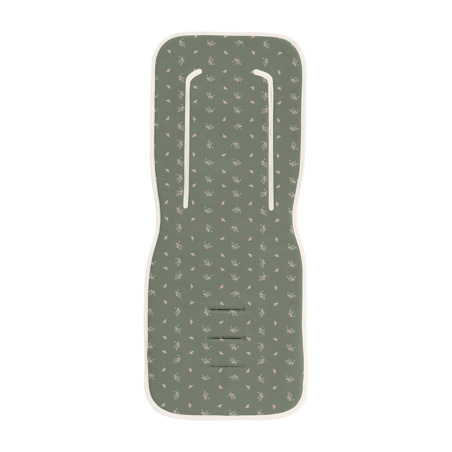 Colchoneta silla paseo estampada Dalia Verde 35x83