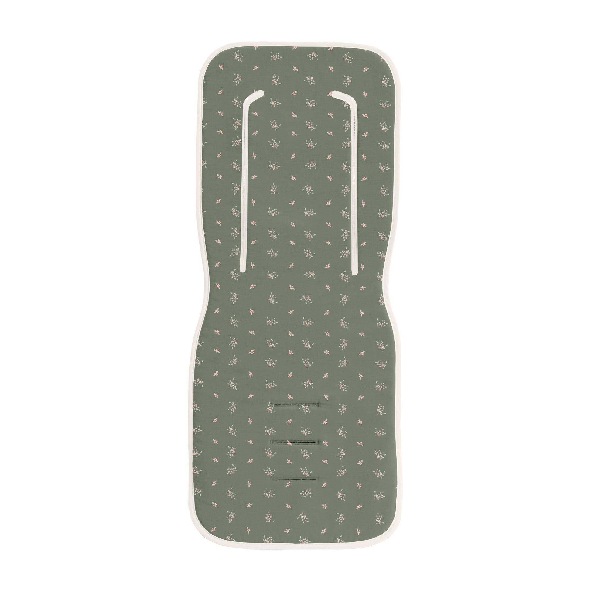 Colchoneta silla paseo estampada Dalia Verde 35x83