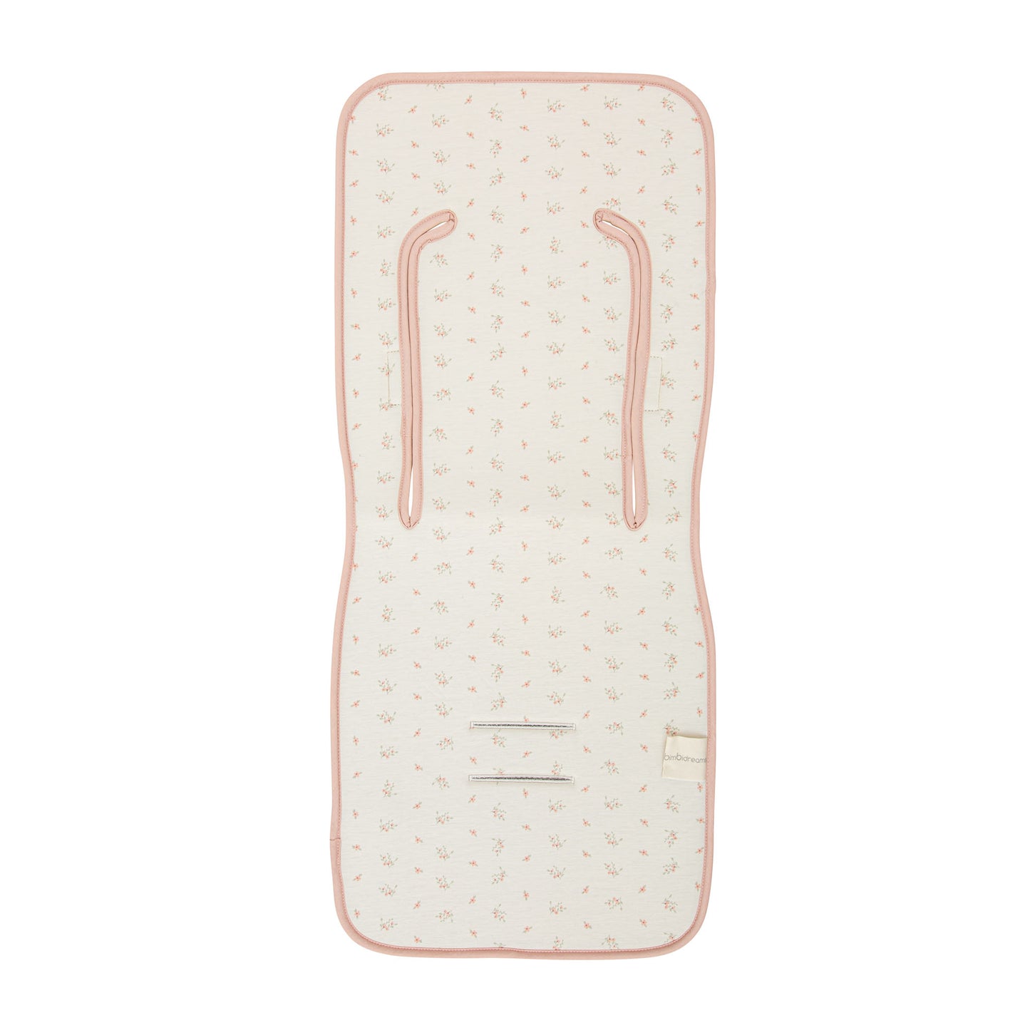 Colchoneta silla paseo estampada Dalia RE Rosa Empolvado 35x83 2