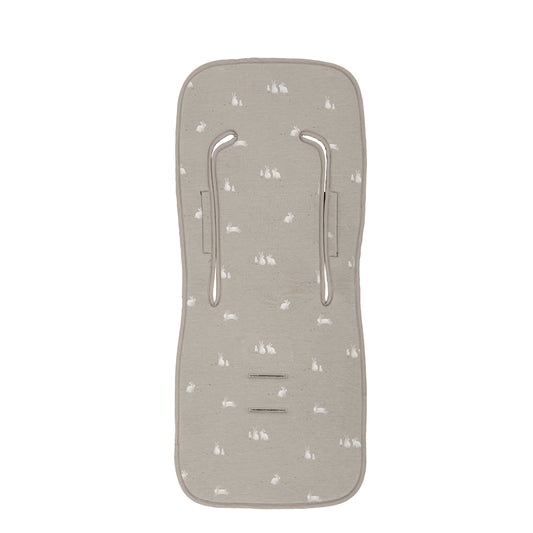Colchoneta silla paseo estampada Bunny GB Gris Beig 35x83 2