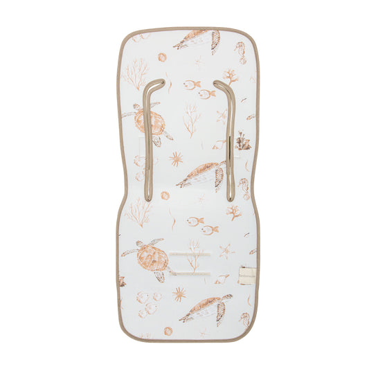 Colchoneta silla paseo estampada Ocean Beig 35x83 2