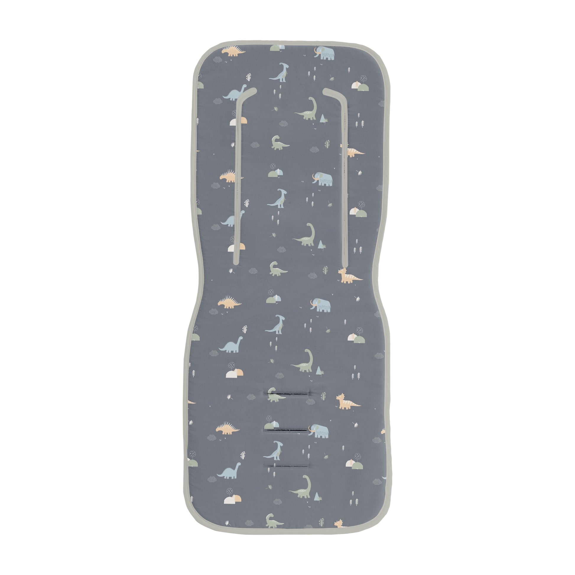 Colchoneta silla paseo estampada Trex Azul 35x83