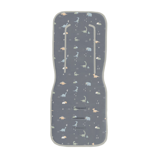 Colchoneta silla paseo estampada Trex Azul 35x83