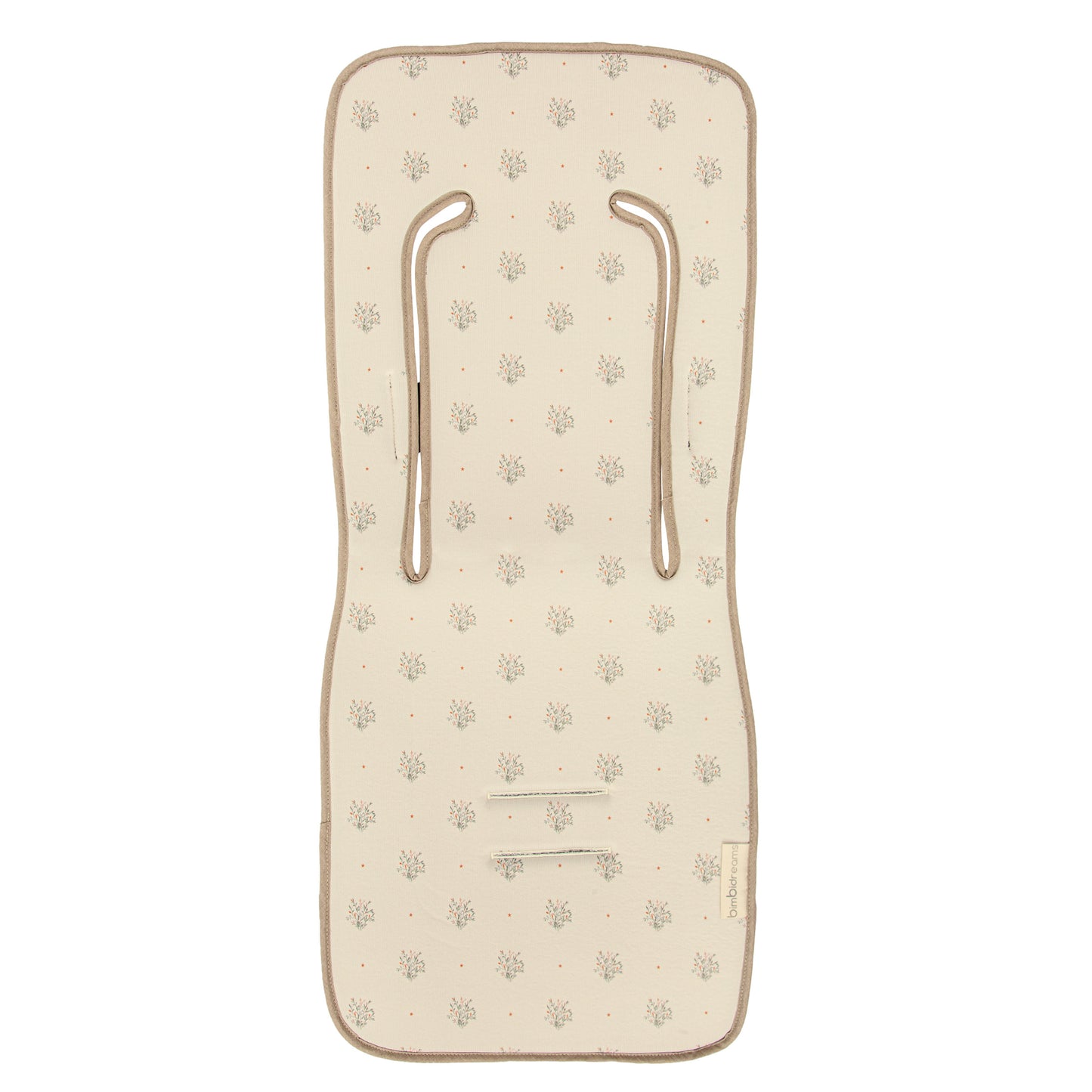 Colchoneta silla paseo estampada Cornelia Blanco Verde 35x83