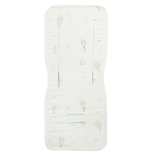 Colchoneta Blue Sky Blanco Verde 35x83