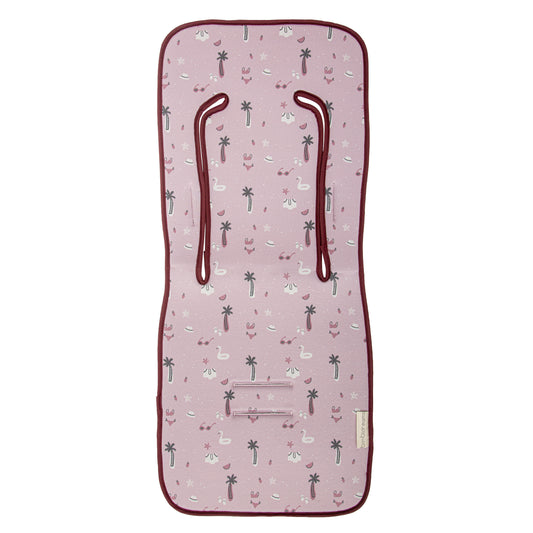 Colchoneta silla paseo estampada Hawai Lila 35x83 2