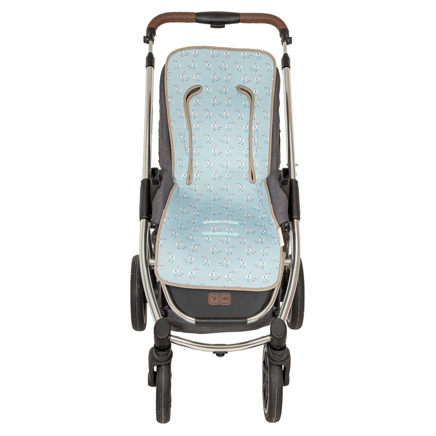 Colchoneta silla paseo estampada Gavina Azul 35x83 2